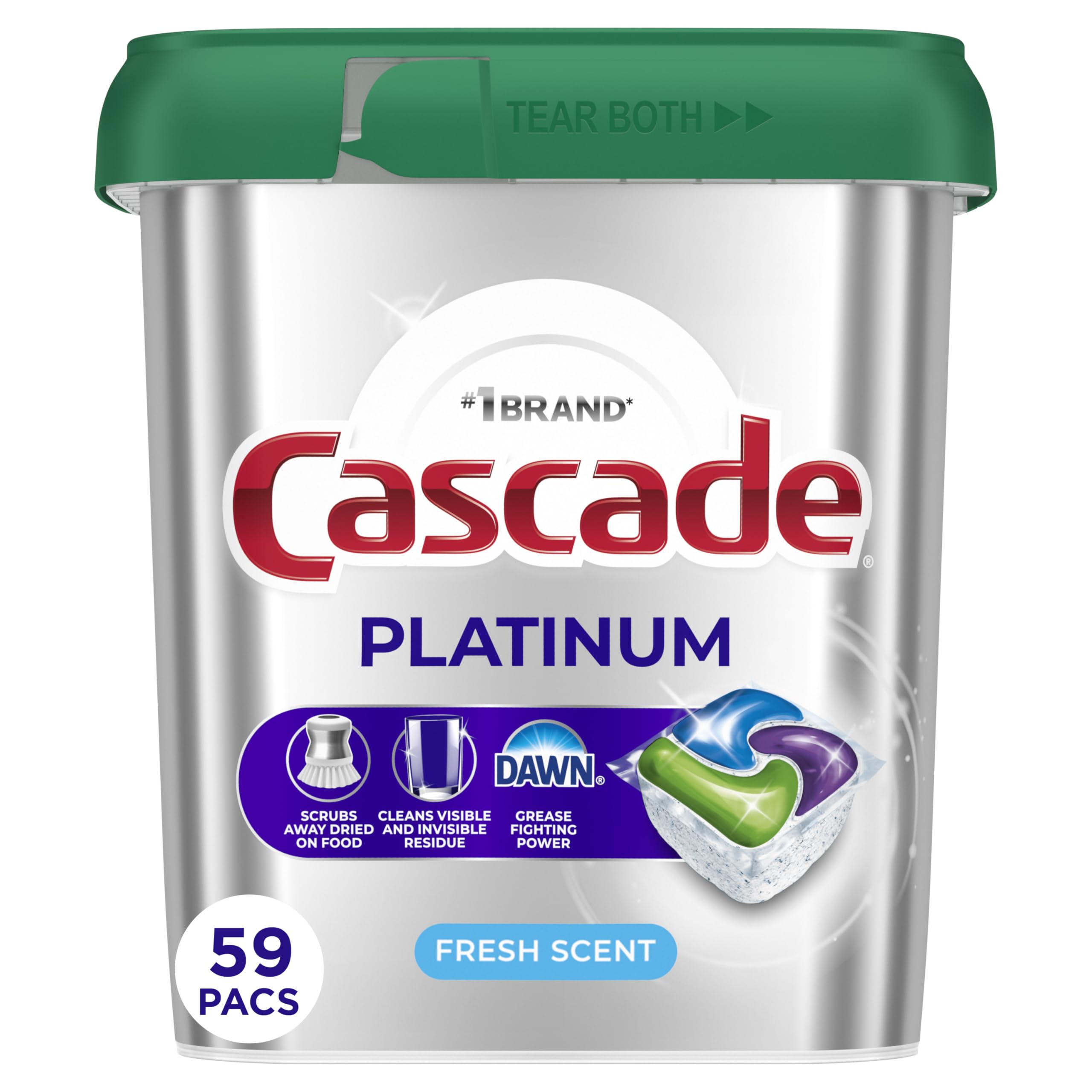 Cascade Platinum Fresh 71ct Dishwasher Pods -  by Handbags Specialist Headquarter | Available at Handbags Specialist Headquarter