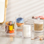 Clear Acrylic Qtip Dispenser Set - 4 Pack - Decor by Handbags Specialist Headquarter | Available at Handbags Specialist Headquarter