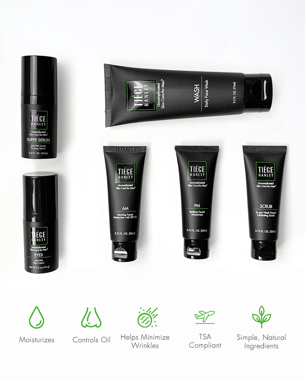 Tiege Hanley Men's Skin Care Set - Level 1 Kit