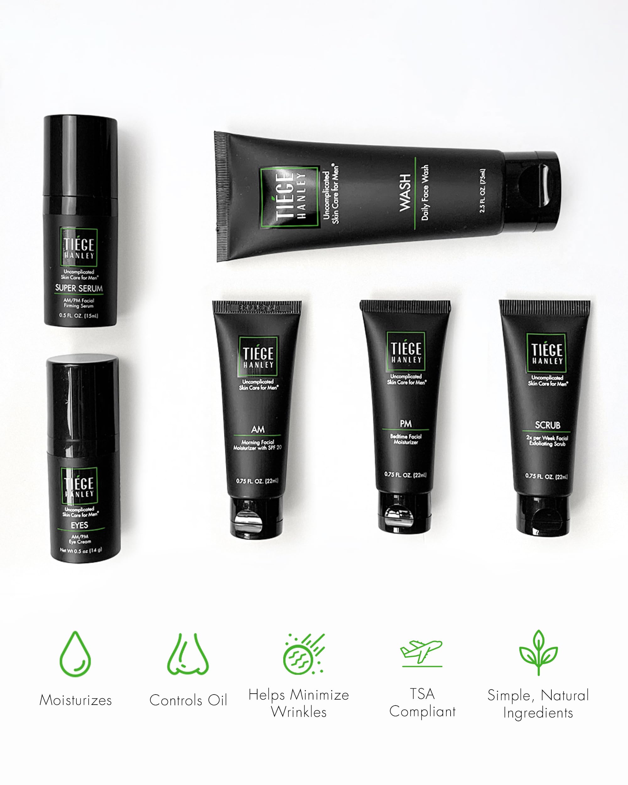 Tiege Hanley Men's Skin Care Set - Level 1 Kit