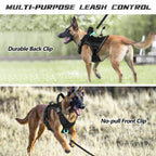 GuardianGrip Tactical Dog Vest - Large, Reflective, Green -  by Handbags Specialist Headquarter | Available at Handbags Specialist Headquarter