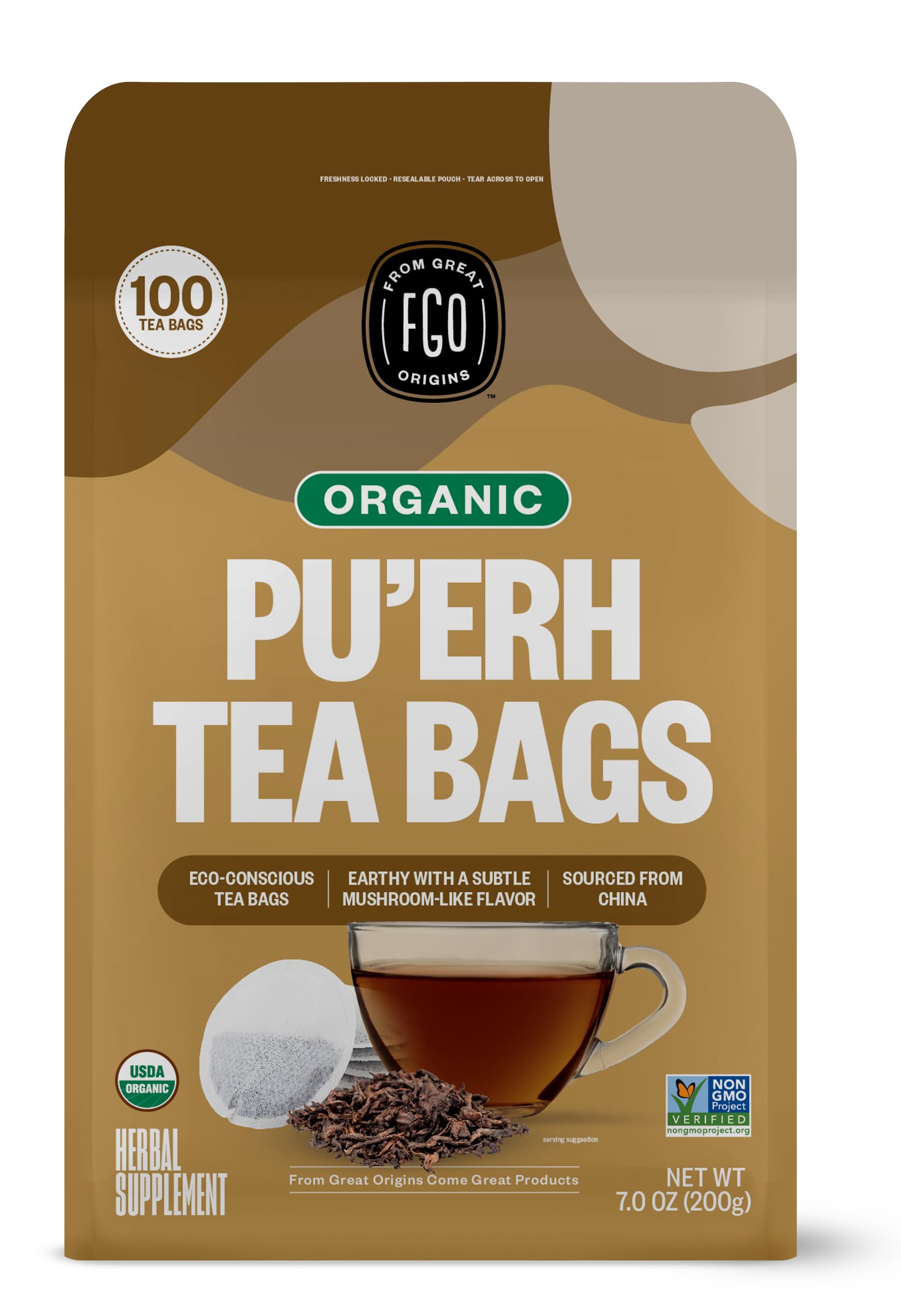 ElderZen Organic Tea - Caffeine-Free Eco Bags -  by Handbags Specialist Headquarter | Available at Handbags Specialist Headquarter