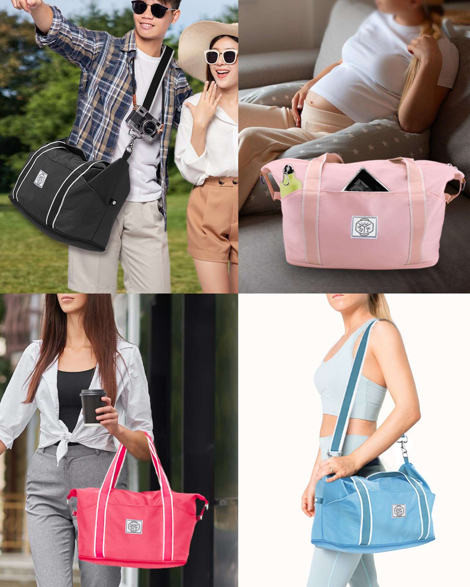 WALNEW Foldable Waterproof Travel Duffel Bag - Luggage Travel Bags by Handbags Specialist Headquarter | Available at Handbags Specialist Headquarter