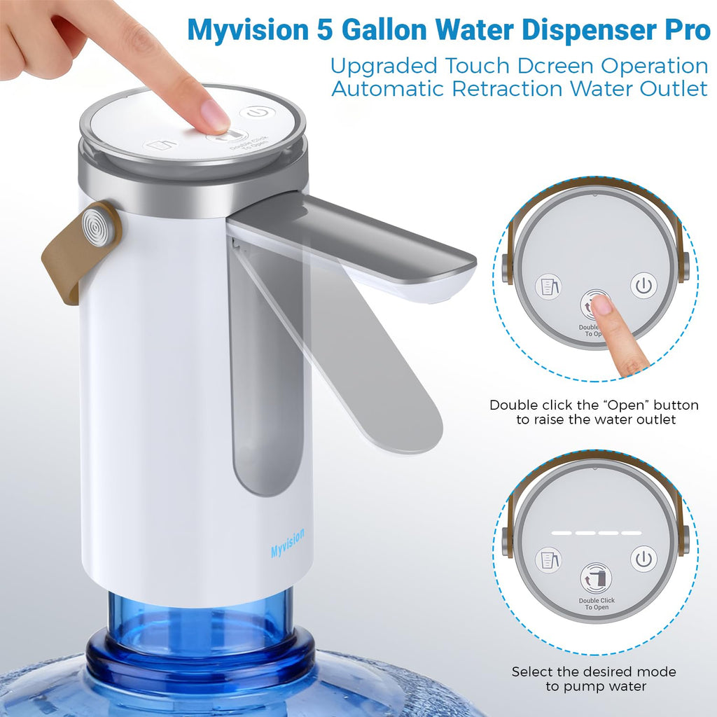 Portable USB Water Dispenser for 3-5 Gallon Bottles