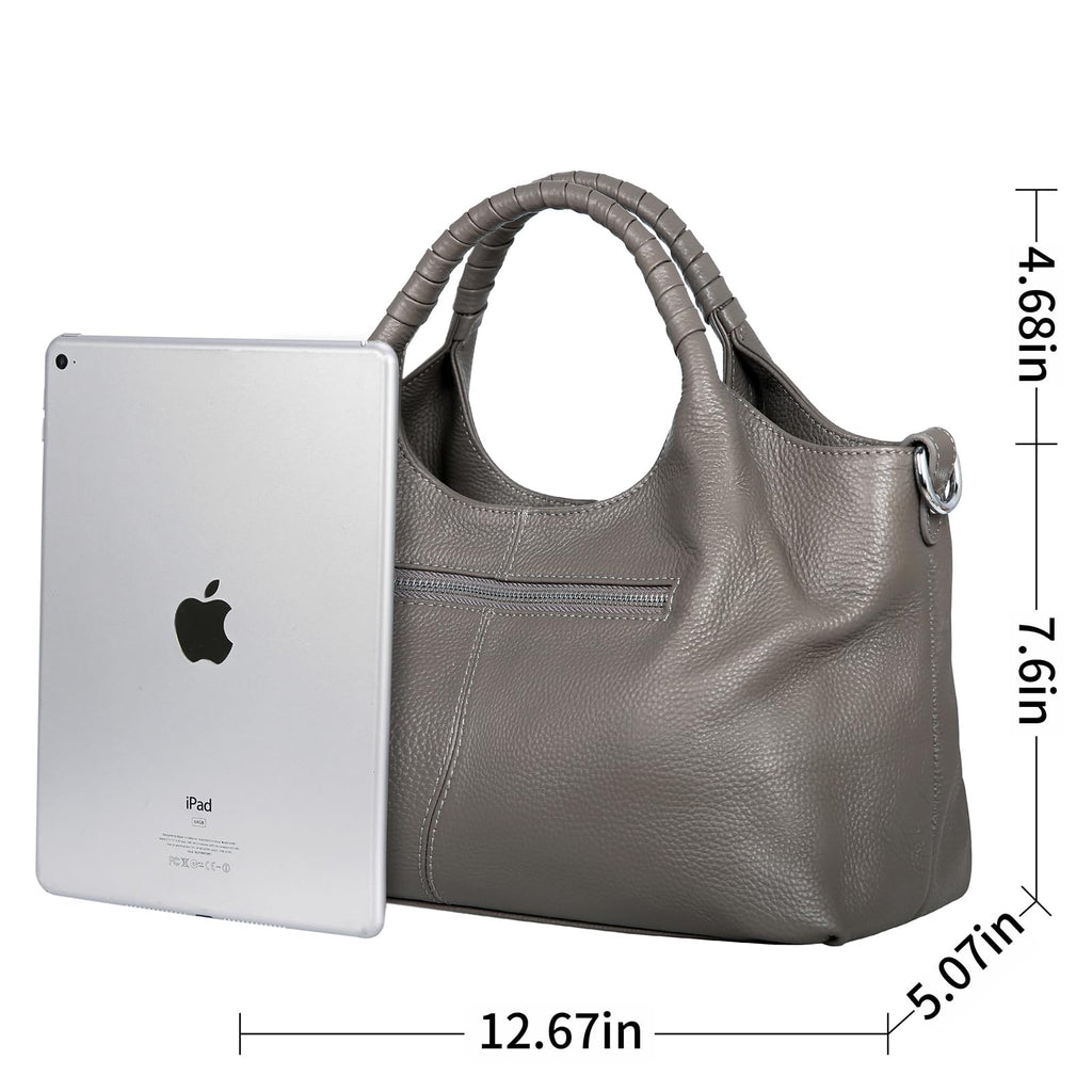 Iswee Luxe Leather Women's Medium Shoulder Tote - Handbags by Handbags Specialist Headquarter | Available at Handbags Specialist Headquarter