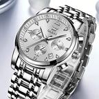 EclipseTime: Luminous Men's Luxury Chrono Watch