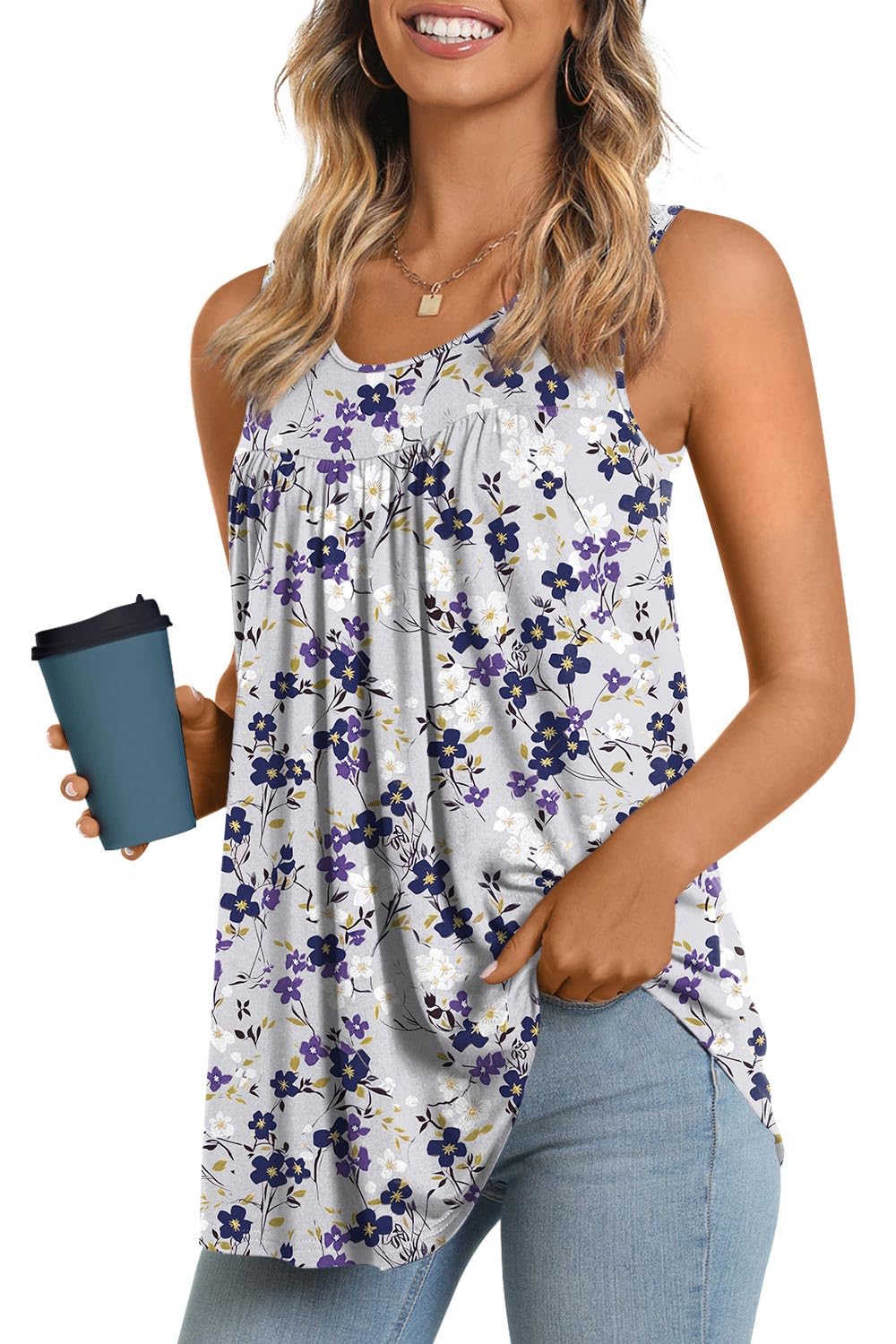 Longyuan Summer Sleeveless Tunics for Women - Tops by Handbags Specialist Headquarter | Available at Handbags Specialist Headquarter