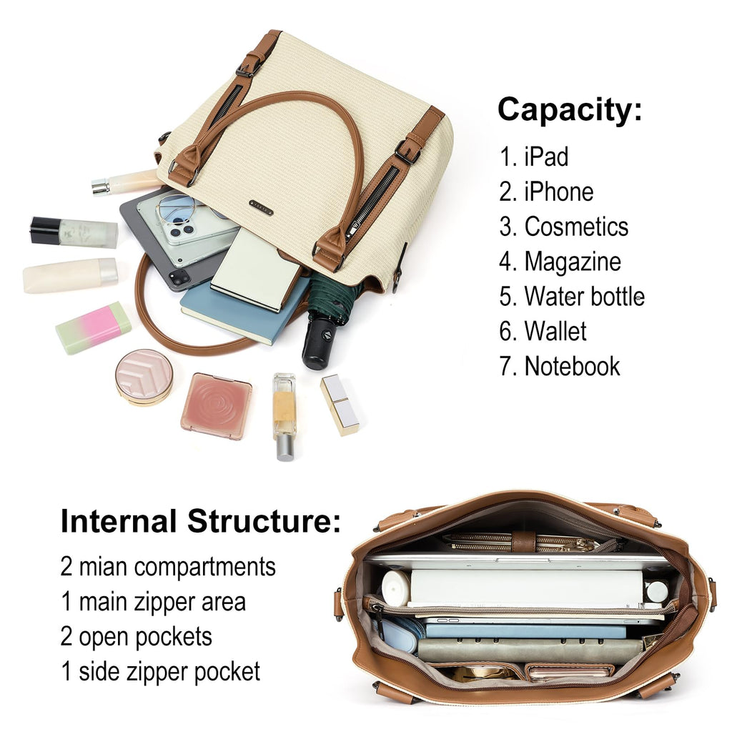 CLUCI Eco Luxe Vegan Leather Tote Bag - Bucket Bag by Handbags Specialist Headquarter | Available at Handbags Specialist Headquarter