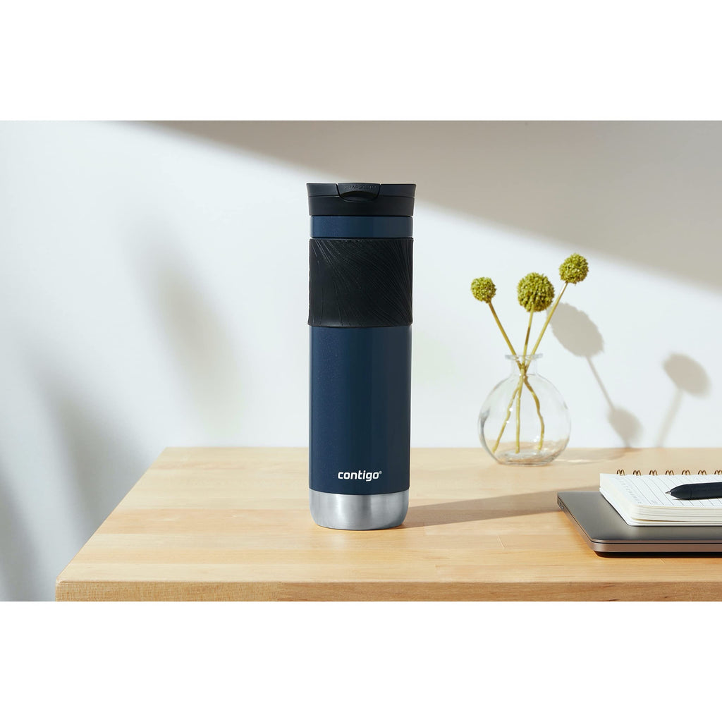 SNAPSEAL Grip Stainless Travel Mug 20oz - Blue/Berry - Water Bottles by Handbags Specialist Headquarter | Available at Handbags Specialist Headquarter