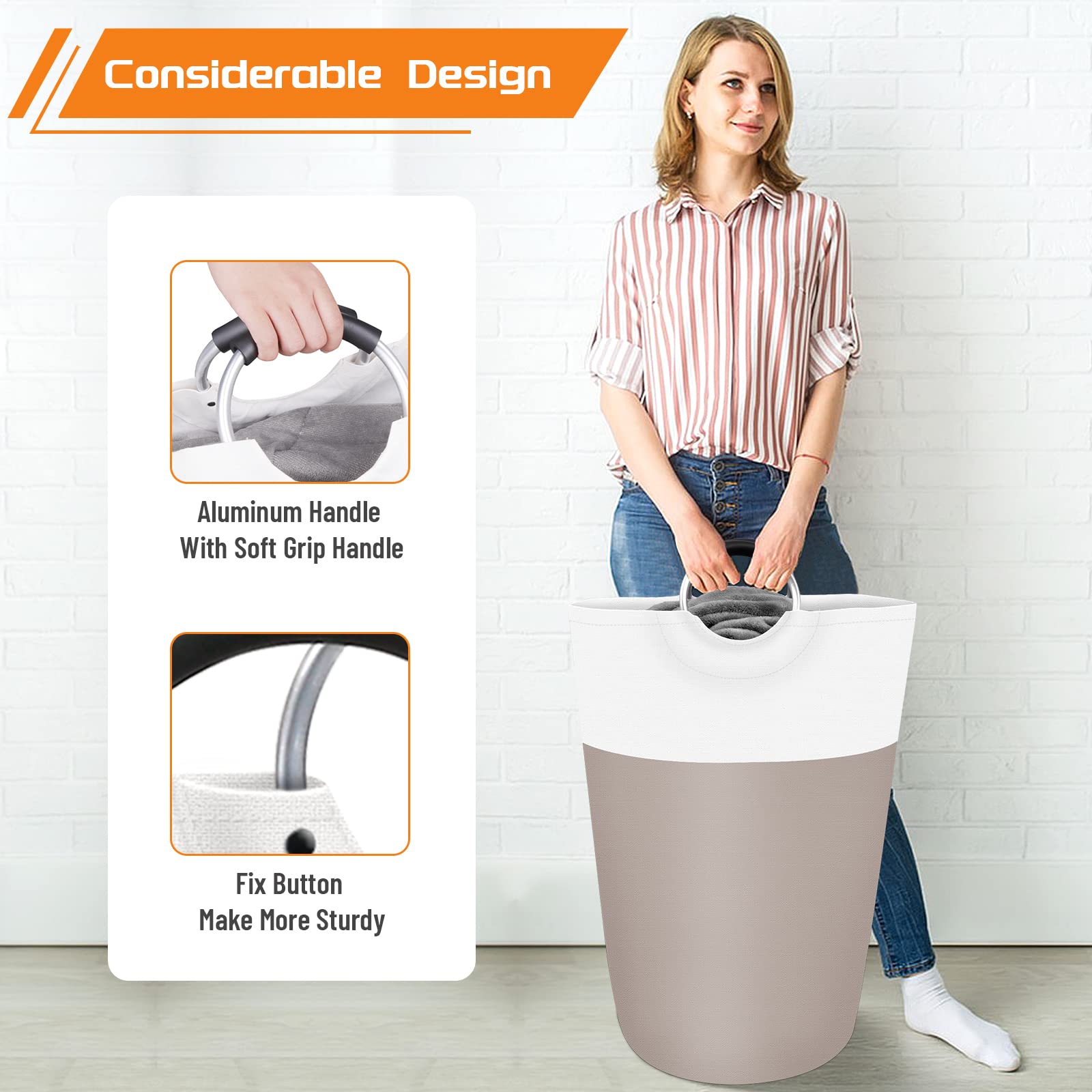 BlissTotes 90L Collapsible Laundry Hamper - Black - Laundry Baskets by Handbags Specialist Headquarter | Available at Handbags Specialist Headquarter