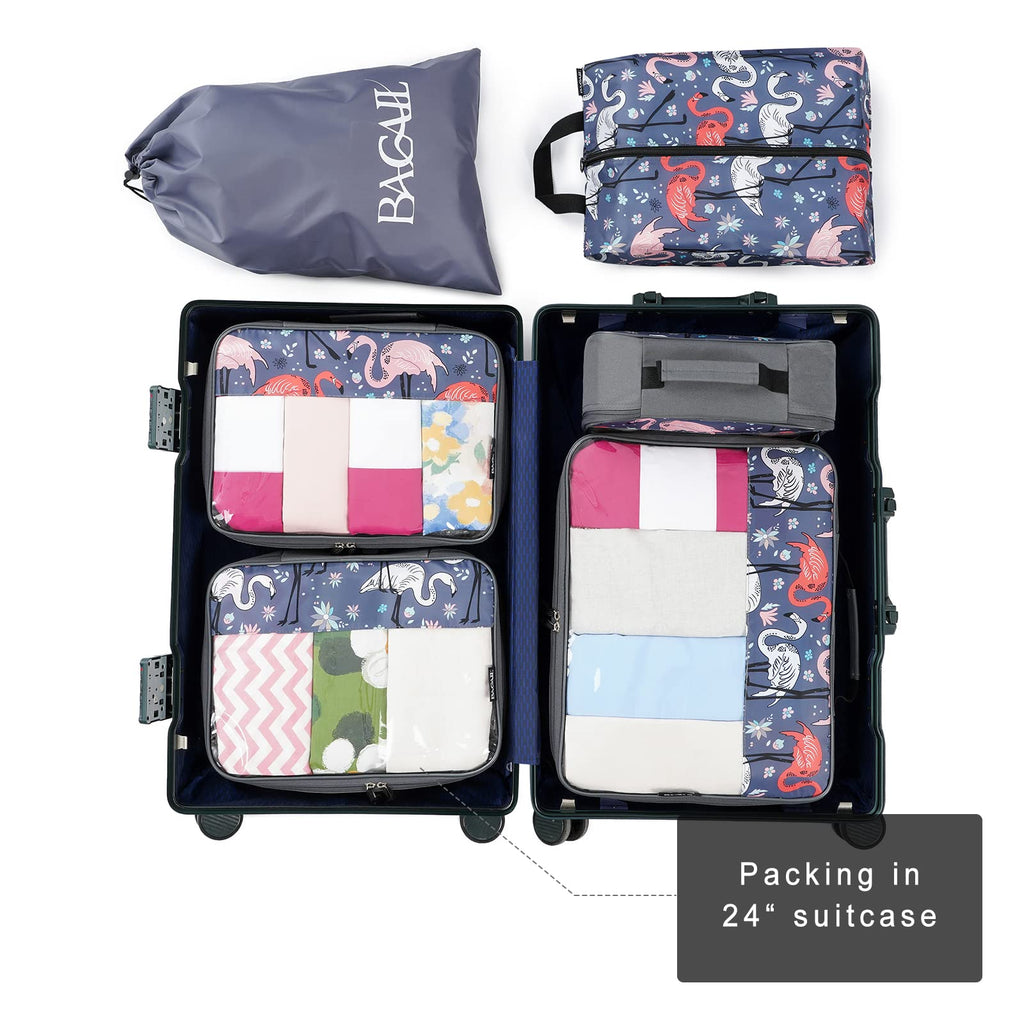 BAGAIL Travel Cubes: 8/9 Set Packing Organizers -  by Handbags Specialist Headquarter | Available at Handbags Specialist Headquarter