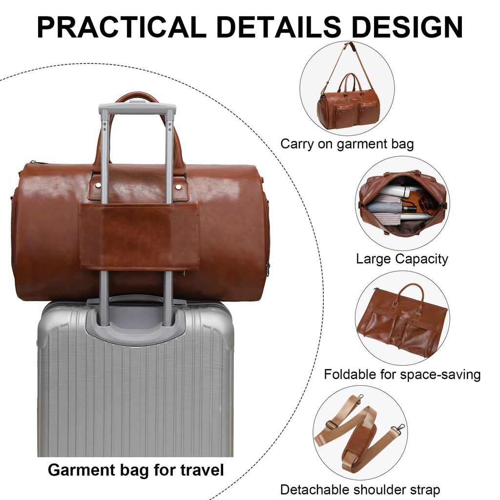 Modoker Travel Garment Bag - Versatile & Stylish - Luggage Travel Bags by Handbags Specialist Headquarter | Available at Handbags Specialist Headquarter