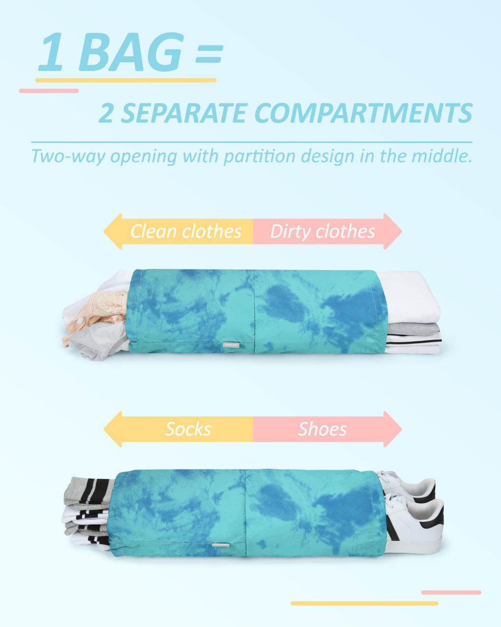 PackPro 6 Set Compression Cubes for Travel - Luggage Travel Bags by Handbags Specialist Headquarter | Available at Handbags Specialist Headquarter