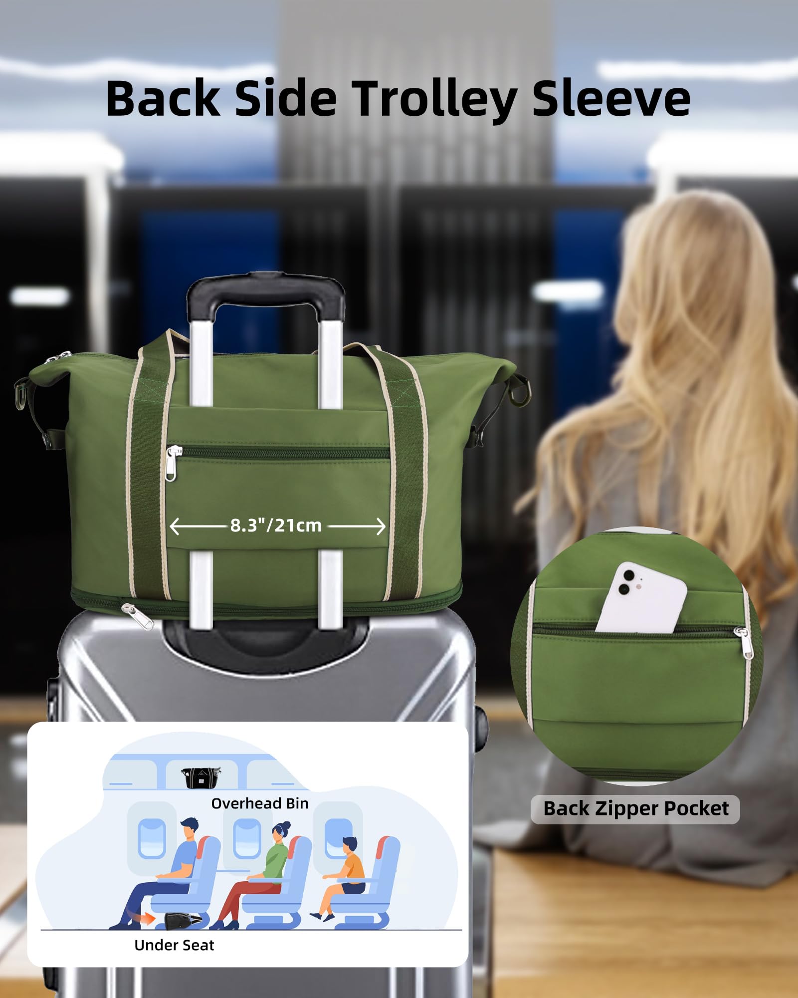 WALNEW Foldable Waterproof Travel Duffel Bag - Luggage Travel Bags by Handbags Specialist Headquarter | Available at Handbags Specialist Headquarter