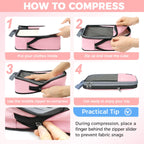 BAGAIL Expandable Travel Compression Cubes Set -  by Handbags Specialist Headquarter | Available at Handbags Specialist Headquarter