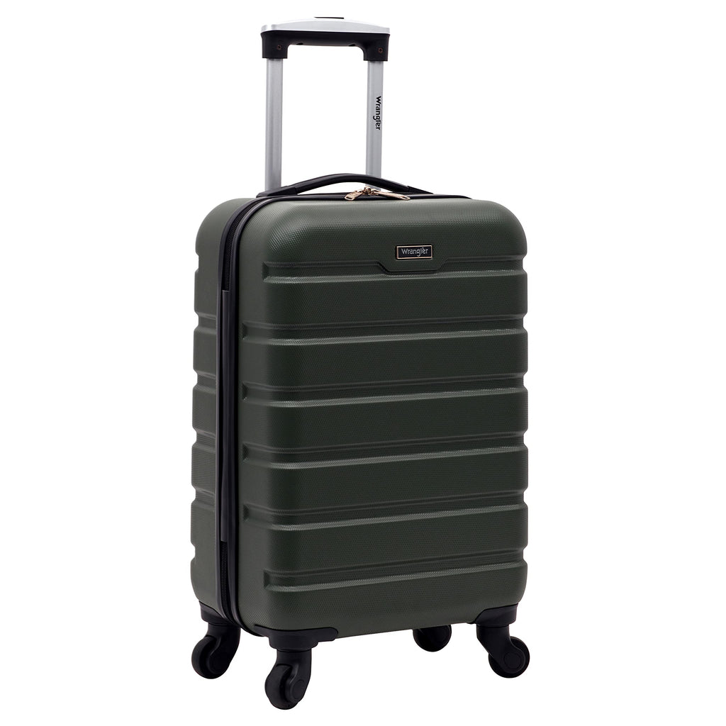 Wrangler 22 Olive Hardside Spinner Carry-On