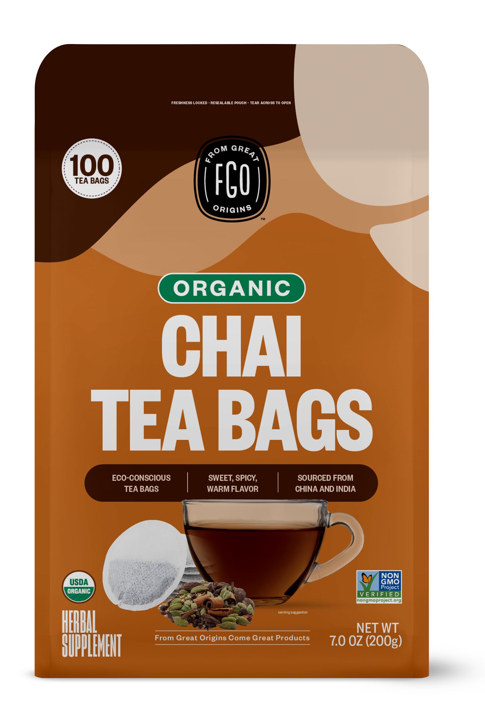 ElderZen Organic Tea - Caffeine-Free Eco Bags -  by Handbags Specialist Headquarter | Available at Handbags Specialist Headquarter