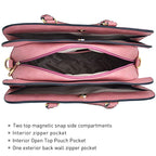 Women’s 2pc Tote & Wallet Handbag Set with 3 Compartments