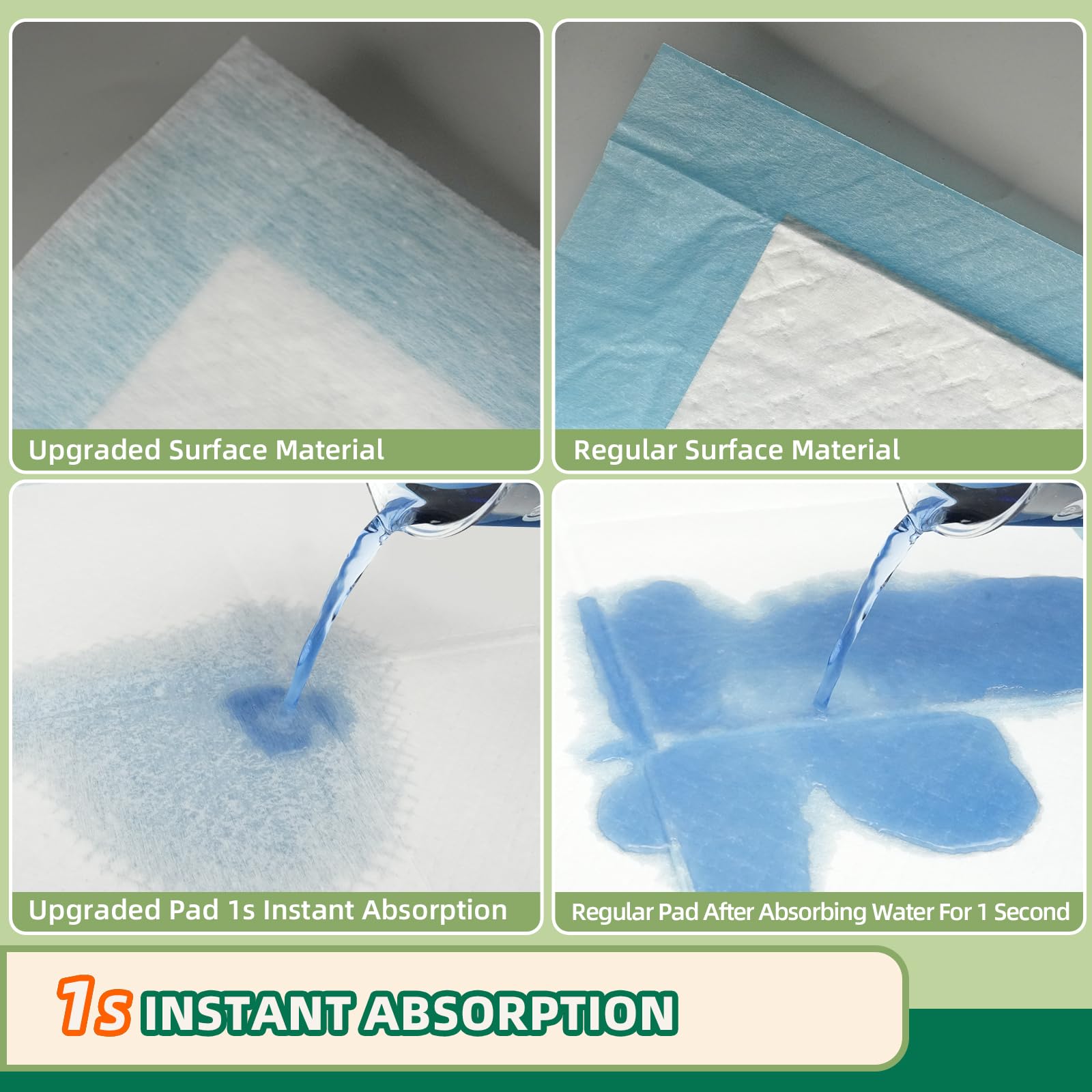 Puppy Pee Pro Pads - 100 Count Super Absorbent Set - Pet Supplies by Handbags Specialist Headquarter | Available at Handbags Specialist Headquarter