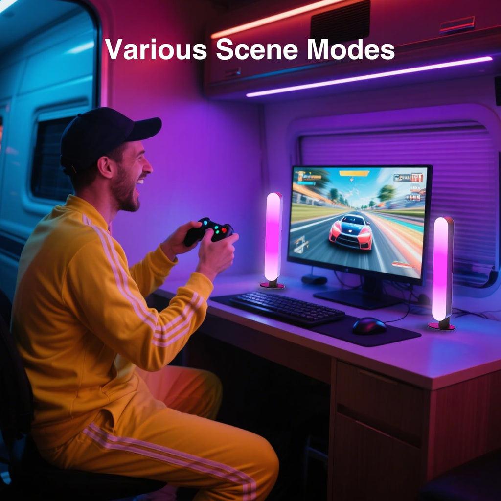 SyncGlow RGB LED Light Bar with Remote & Modes - Gaming Accessories by Handbags Specialist Headquarter | Available at Handbags Specialist Headquarter