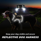 GuardianGrip Tactical Dog Vest - Large, Reflective, Green -  by Handbags Specialist Headquarter | Available at Handbags Specialist Headquarter