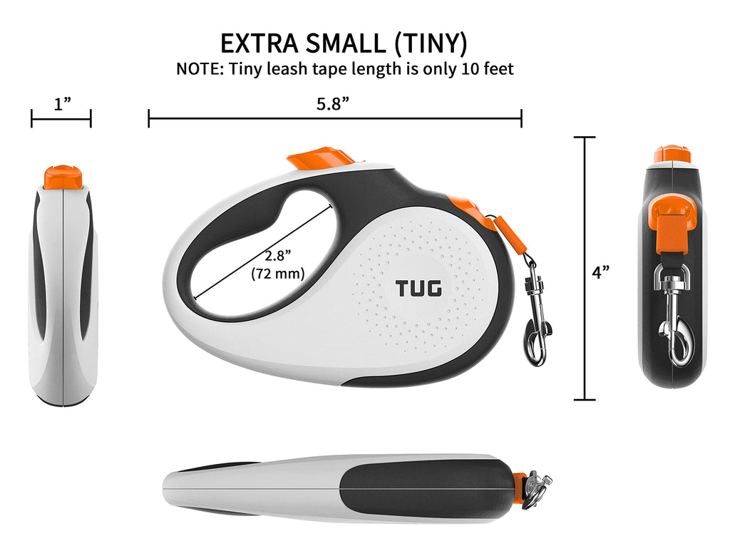 SpinFree 360° Dog Leash - Large, White, 16ft Nylon -  by Handbags Specialist Headquarter | Available at Handbags Specialist Headquarter