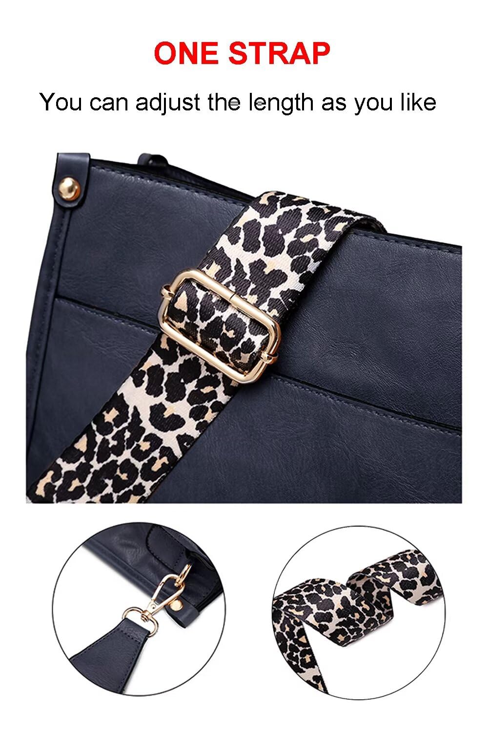 AUYOCO Chic Vegan Leather Crossbody Bag with Strap -  by Handbags Specialist Headquarter | Available at Handbags Specialist Headquarter