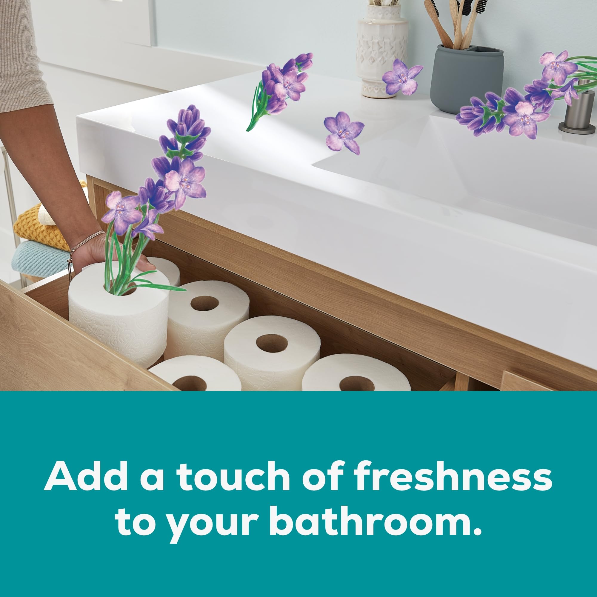 Angel Fresh Lavender Mega Toilet Rolls - Soft & Strong - Toilet Paper by Handbags Specialist Headquarter | Available at Handbags Specialist Headquarter