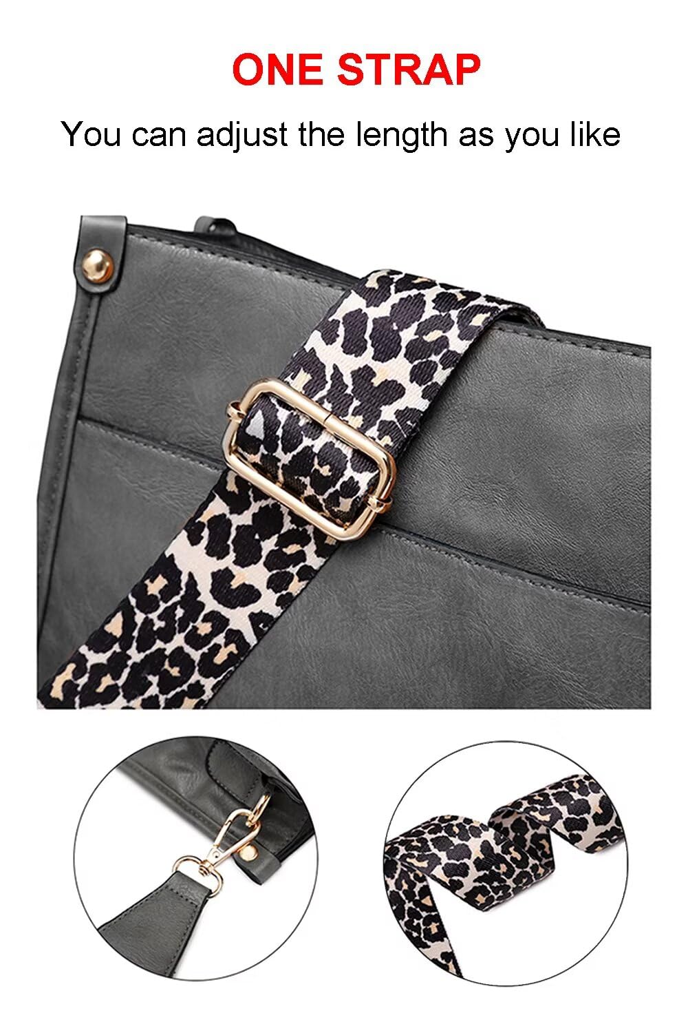 AUYOCO Chic Vegan Leather Crossbody Bag with Strap -  by Handbags Specialist Headquarter | Available at Handbags Specialist Headquarter