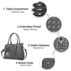 Luxe Leather Satchel & Crossbody Bags -  by Handbags Specialist Headquarter | Available at Handbags Specialist Headquarter