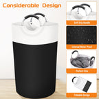 BlissTotes 90L Collapsible Laundry Hamper - Black - Laundry Baskets by Handbags Specialist Headquarter | Available at Handbags Specialist Headquarter