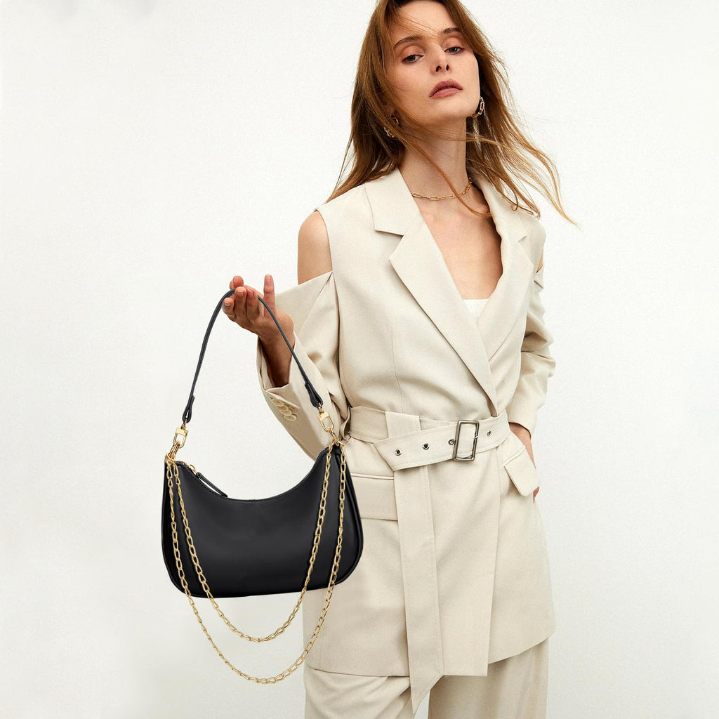 Retro Chic Hobo Bag - Cute Underarm Purse - Shoulder Bags by Handbags Specialist Headquarter | Available at Handbags Specialist Headquarter