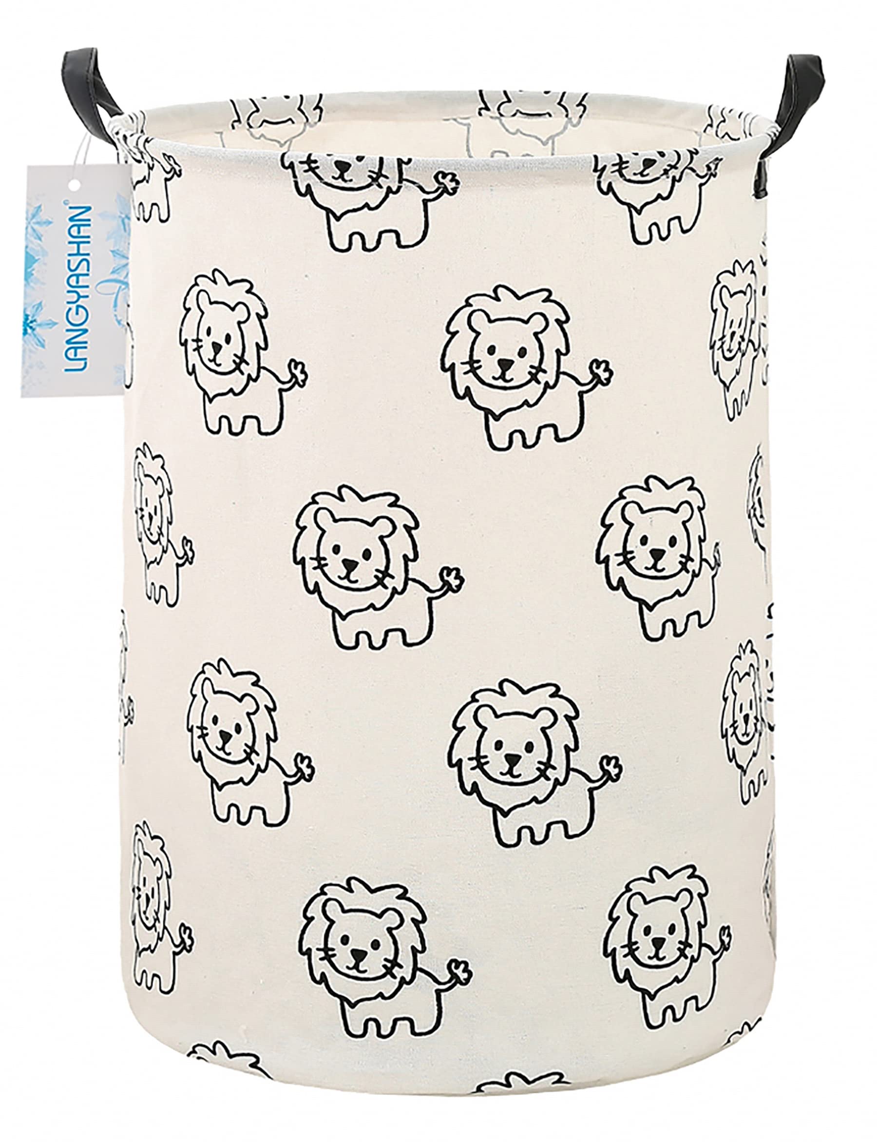 Collapsible Canvas Hamper by LANGYASHAN - Laundry Baskets by Handbags Specialist Headquarter | Available at Handbags Specialist Headquarter