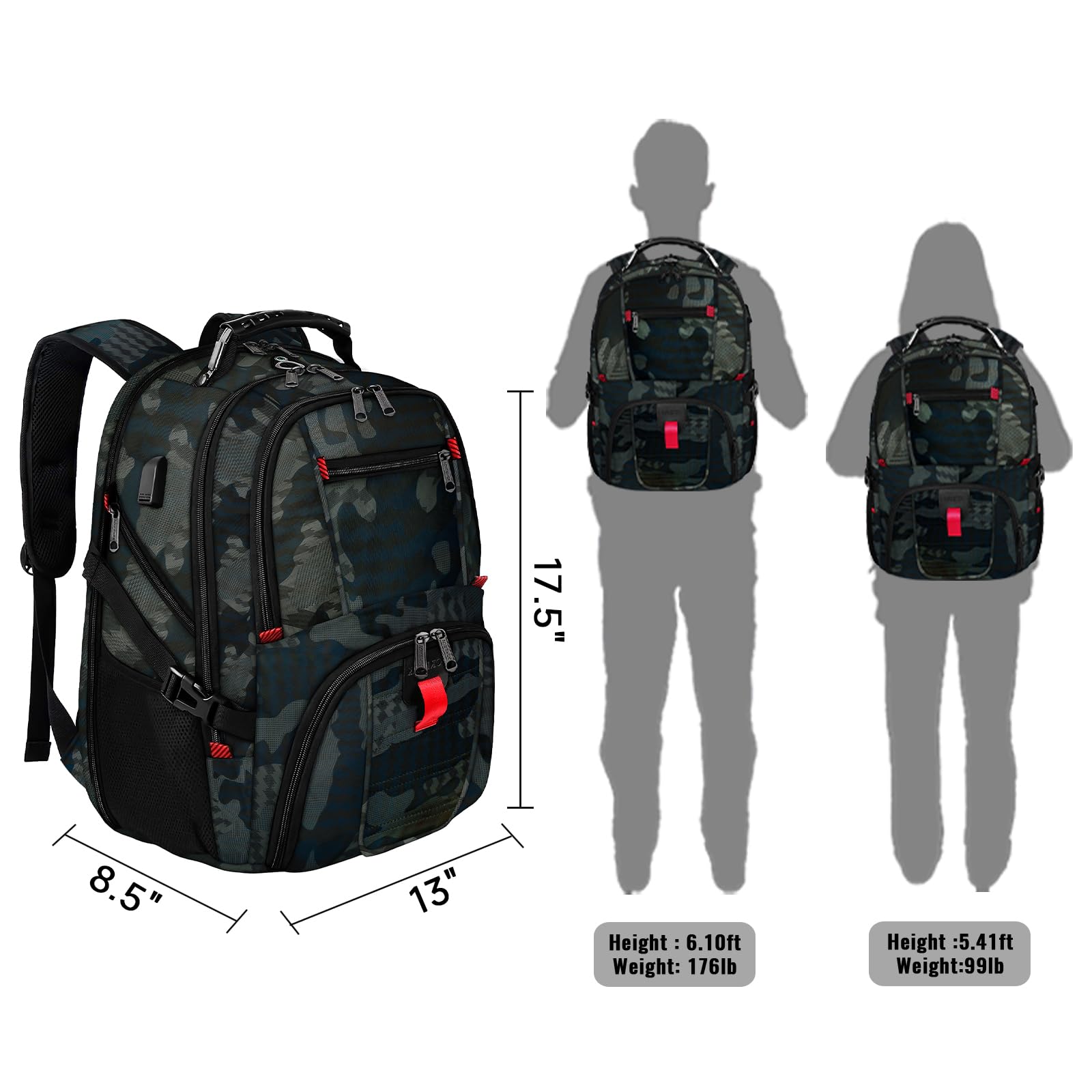 AirTech 50L Travel Backpack - Backpack Bags by Handbags Specialist Headquarter | Available at Handbags Specialist Headquarter