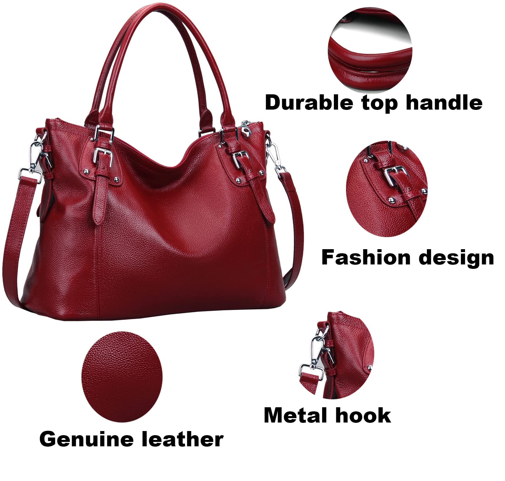 Genuine Leather Women's Tote Shoulder Bag