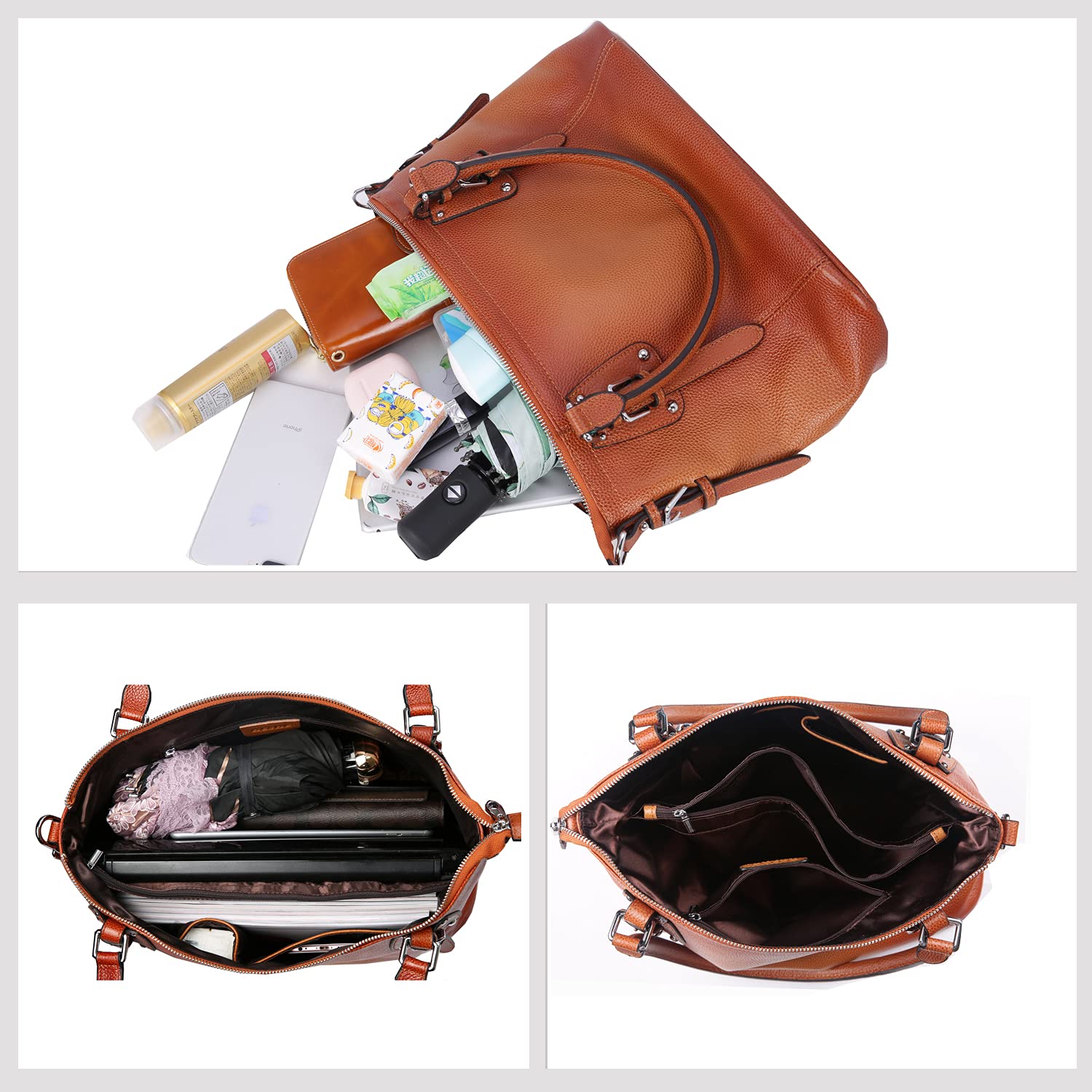 Genuine Leather Women's Tote Shoulder Bag
