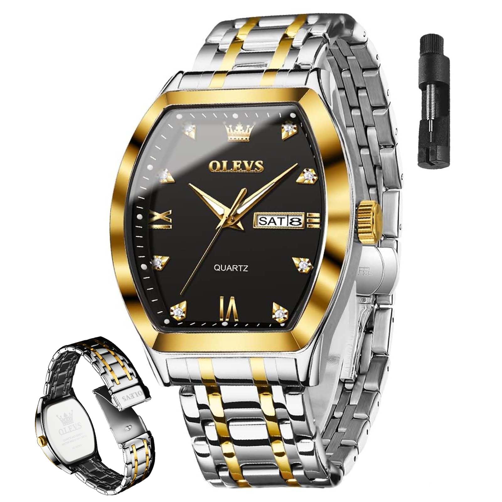 SteelGlow: OLEVS Quartz Men's Luminous Watch