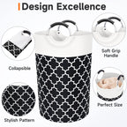 Collapsible Hamper Bag - Grey - Laundry Baskets by Handbags Specialist Headquarter | Available at Handbags Specialist Headquarter