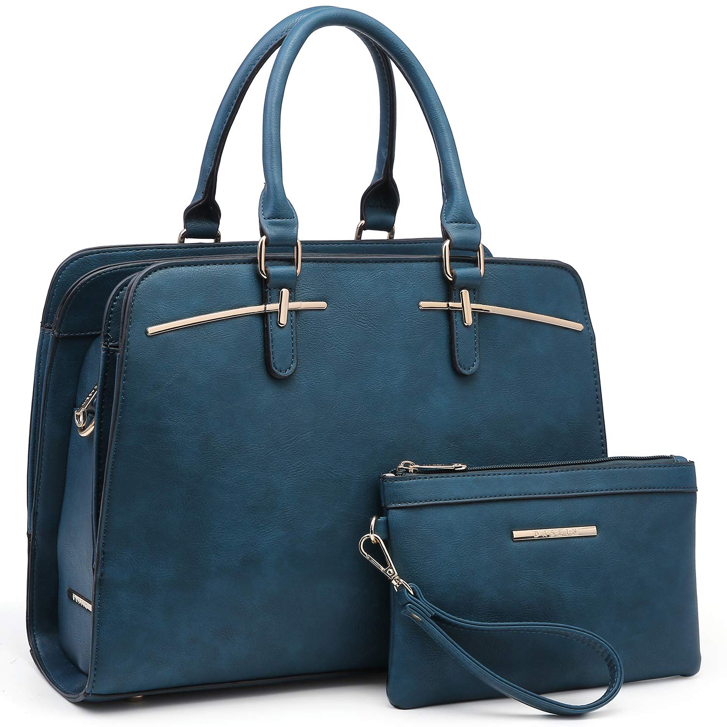 Women’s 2pc Tote & Wallet Handbag Set with 3 Compartments