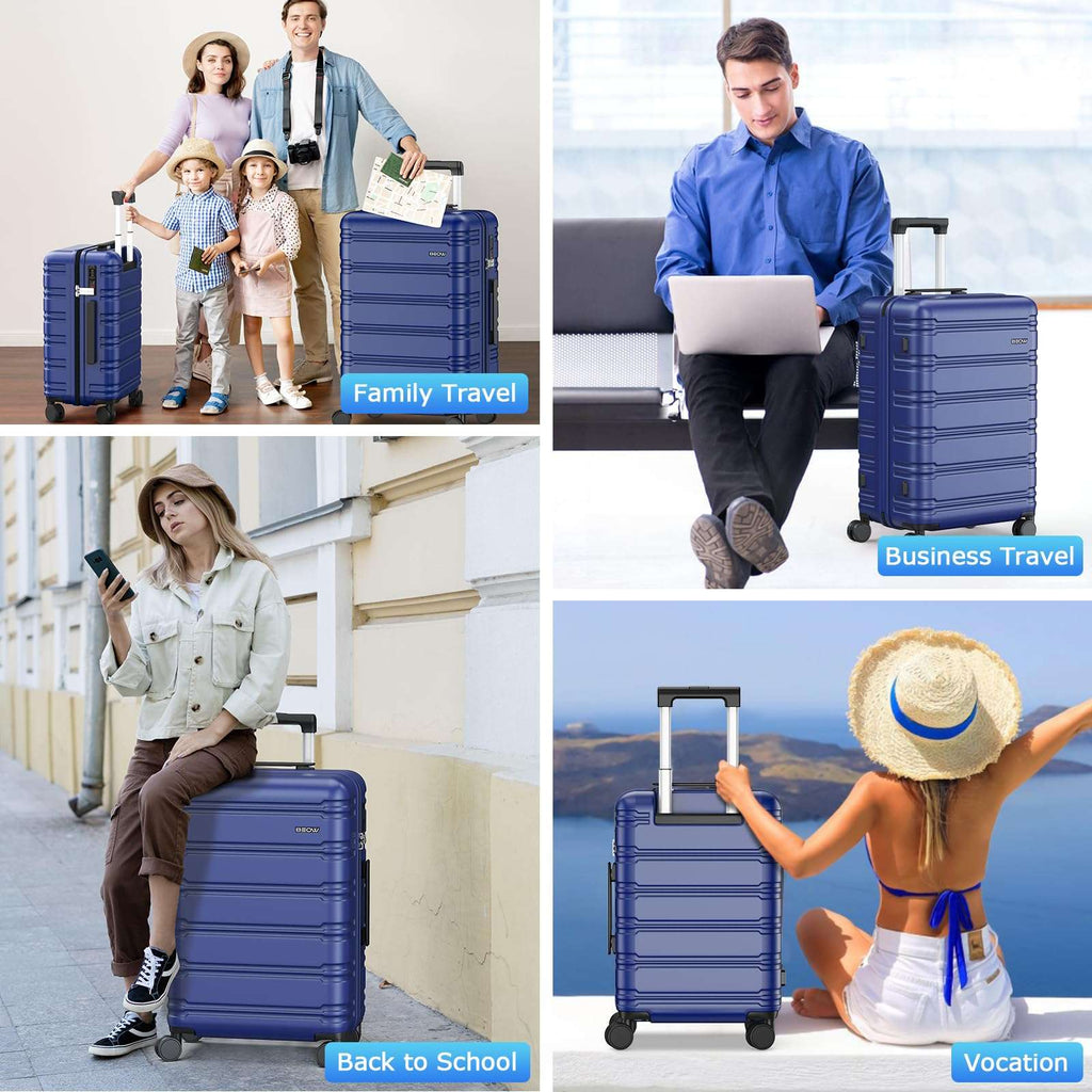 BEOW Spinner Luggage Set - Luggage Travel Bags by Handbags Specialist Headquarter | Available at Handbags Specialist Headquarter