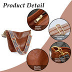 ChicHobo Vegan Leather Crossbody Bag with Strap -  by Handbags Specialist Headquarter | Available at Handbags Specialist Headquarter