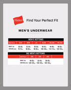 Hanes Men's Stretch Cotton Boxer Briefs, 6-Pack
