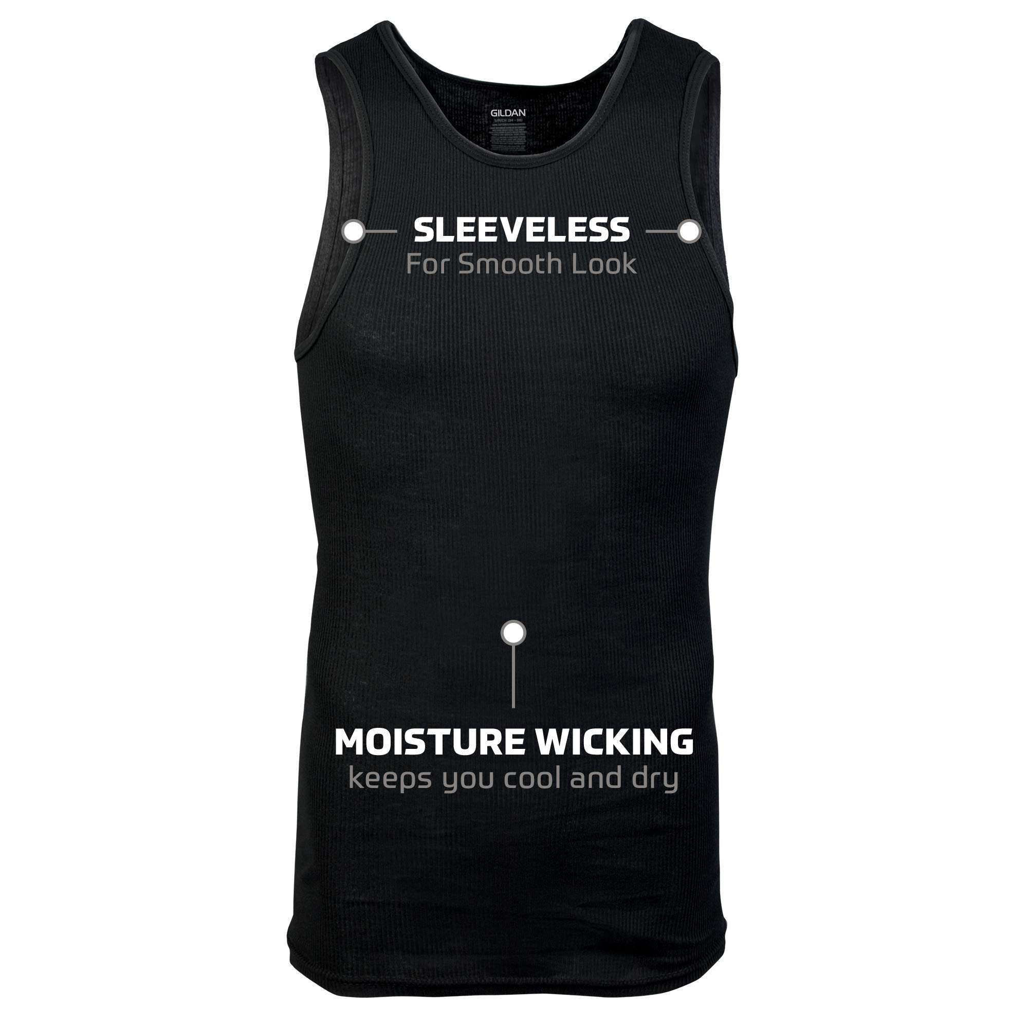 Gildan Men's Essential Tanks 3-Pack