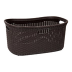 Ivory Wicker Mind Reader 40L Laundry Basket - Laundry Baskets by Handbags Specialist Headquarter | Available at Handbags Specialist Headquarter
