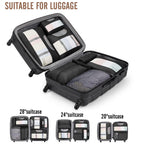 Veken Travel Cubes - 8 Piece Set - Luggage Travel Bags by Handbags Specialist Headquarter | Available at Handbags Specialist Headquarter