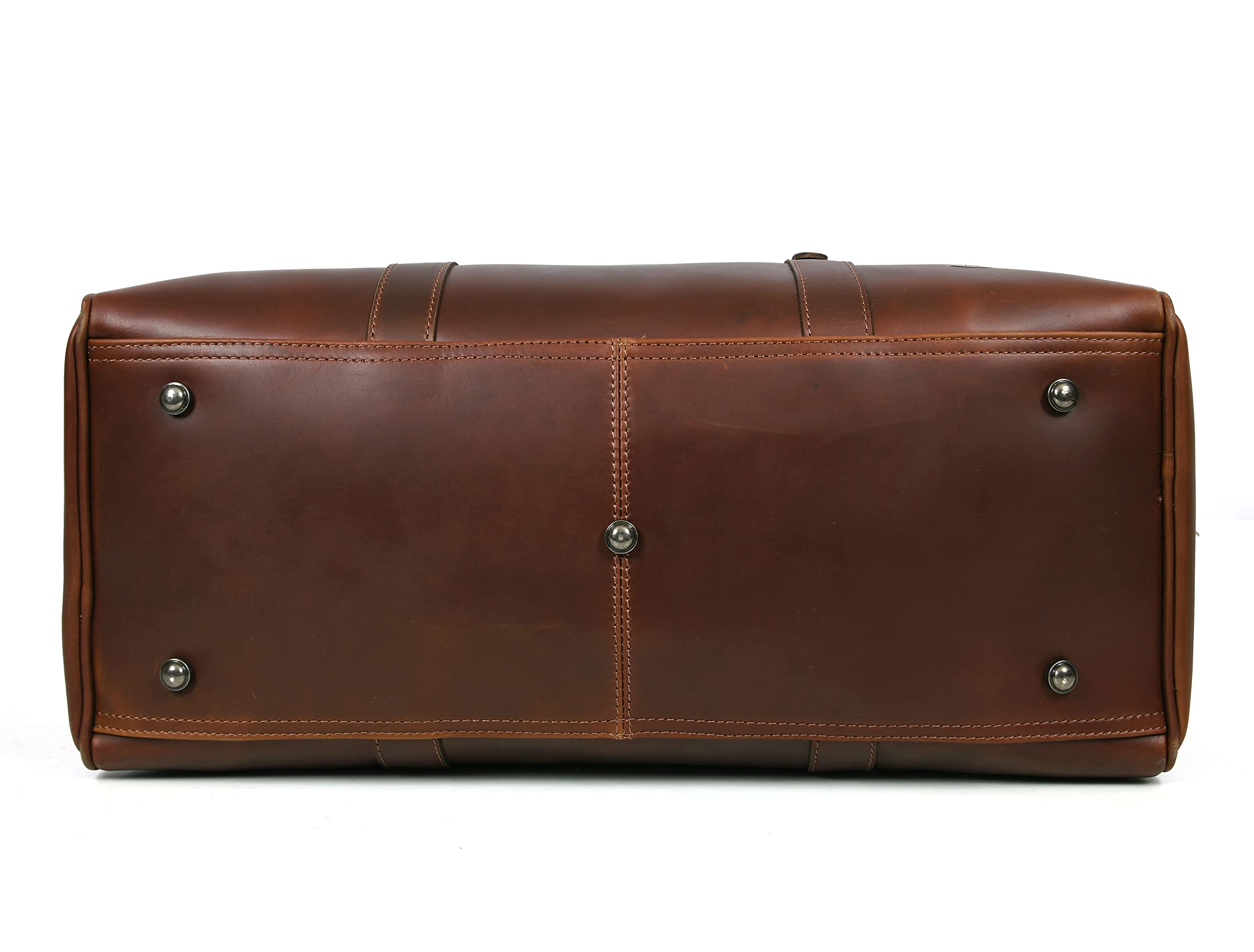 Leather Travel Duffel Bag for Men & Women