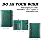 HerriaT RFID Leather Passport Wallet - Gray -  by Handbags Specialist Headquarter | Available at Handbags Specialist Headquarter