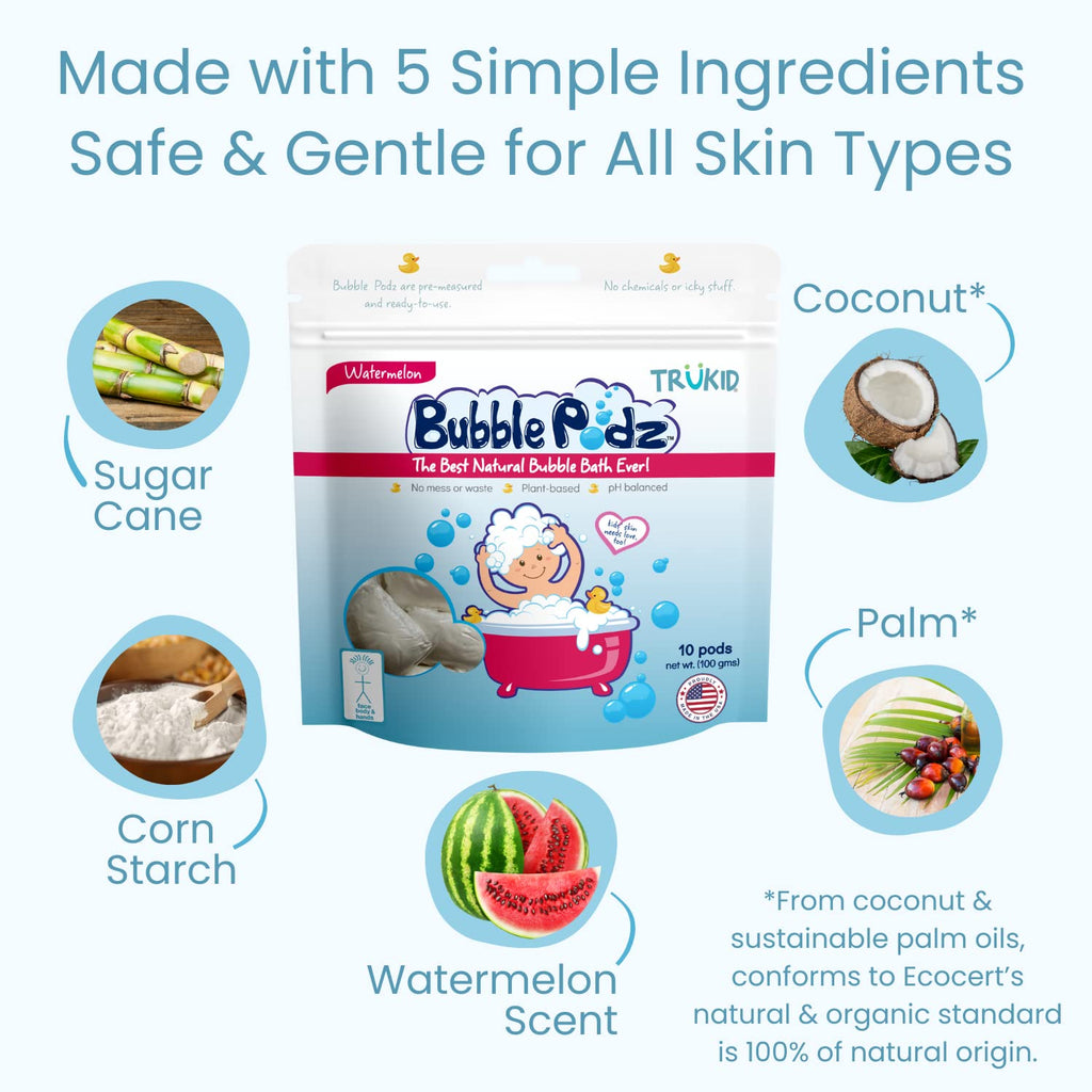 TruKid Bubble Podz: Gentle Lavender Bath Bombs - Baby Products by Handbags Specialist Headquarter | Available at Handbags Specialist Headquarter