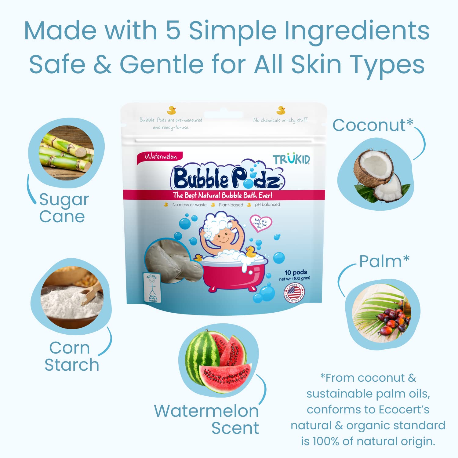 TruKid Bubble Podz: Gentle Lavender Bath Bombs - Baby Products by Handbags Specialist Headquarter | Available at Handbags Specialist Headquarter