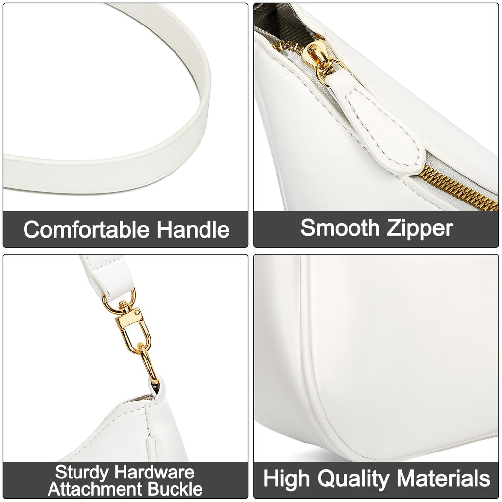 Retro Chic Hobo Bag - Cute Underarm Purse - Shoulder Bags by Handbags Specialist Headquarter | Available at Handbags Specialist Headquarter